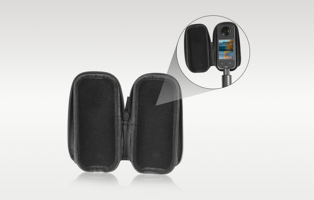 Case Puluz Portable Storage Bag for Insta360 X4 X5 (black)-3