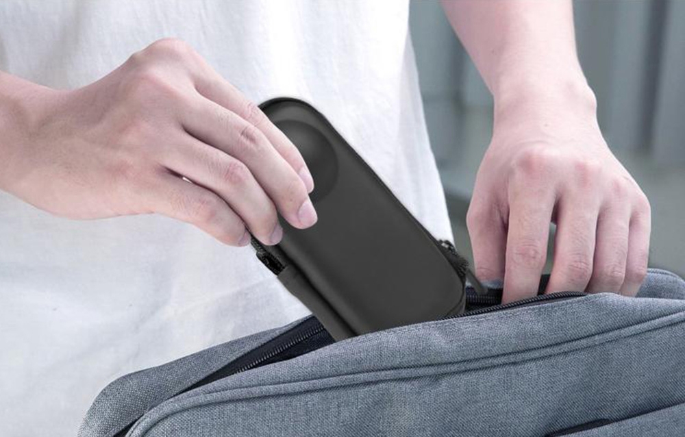 Case Puluz Portable Storage Bag for Insta360 X4 X5 (black)-4