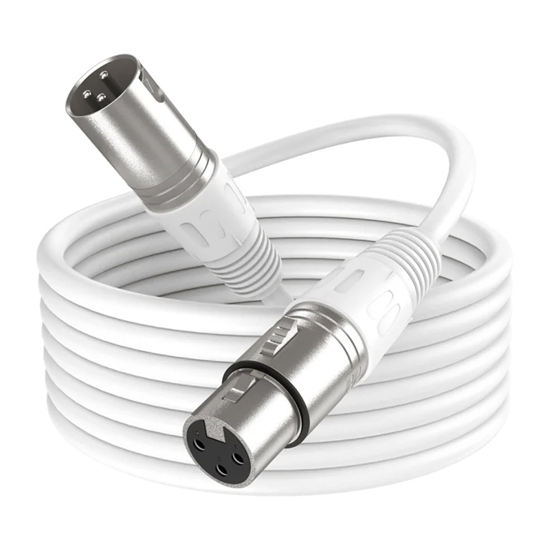 Fifine L9C XLR kábel, 180 cm, fehér-0
