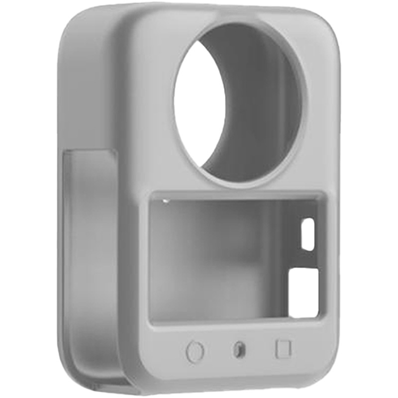 PULUZ PU783H szilikon védőtok lencsevédővel DJI Osmo 360 kamerához, szürke-8