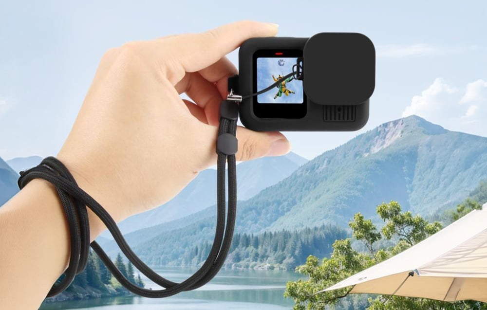 PULUZ PU949B szilikon védőtok GoPro HERO13 Black kamerához, fekete-2