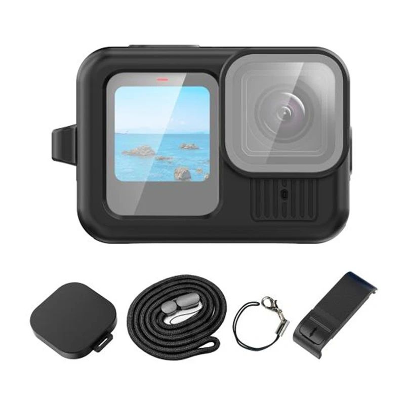 PULUZ PU949B szilikon védőtok GoPro HERO13 Black kamerához, fekete-1