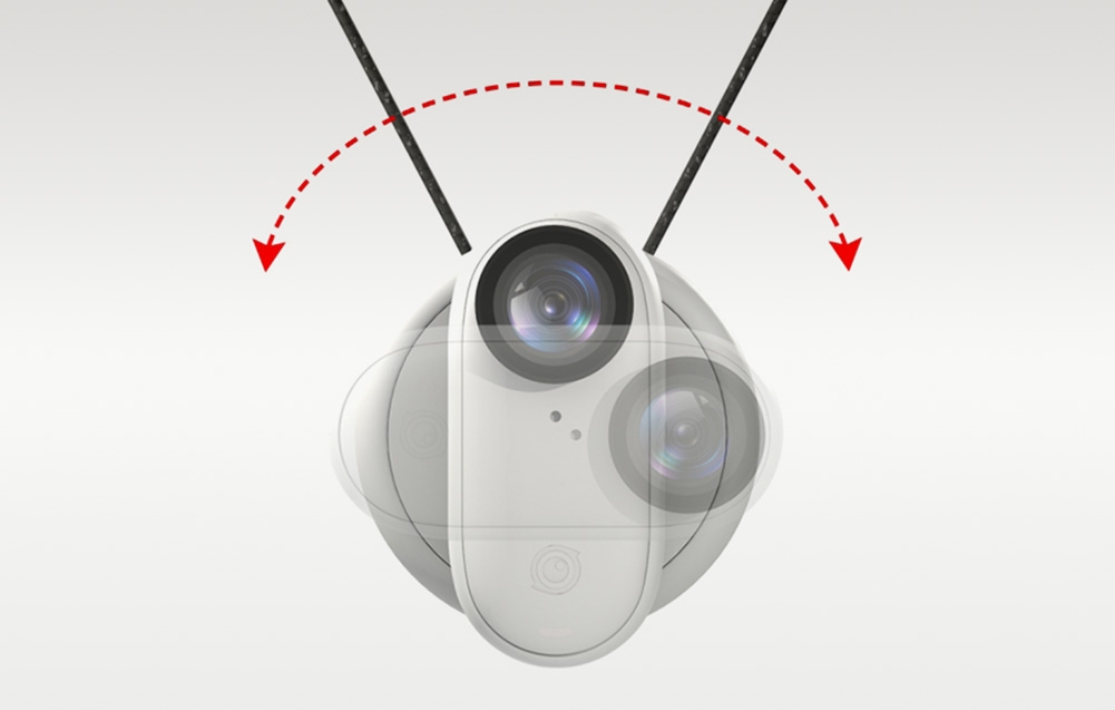 Puluz PU889W mágneses nyakpánt Insta360 GO 3/GO 3S kamerához, fehér-6