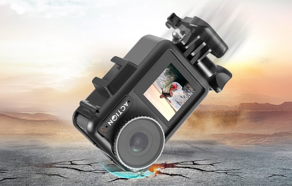 Puluz PU883B védőkeret DJI Osmo Action 5 Pro/4/3 kamerához, fekete-2