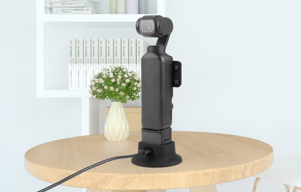 PULUZ PU893B szilikon dokkolóállvány DJI Osmo Pocket 3-hoz, fekete-1
