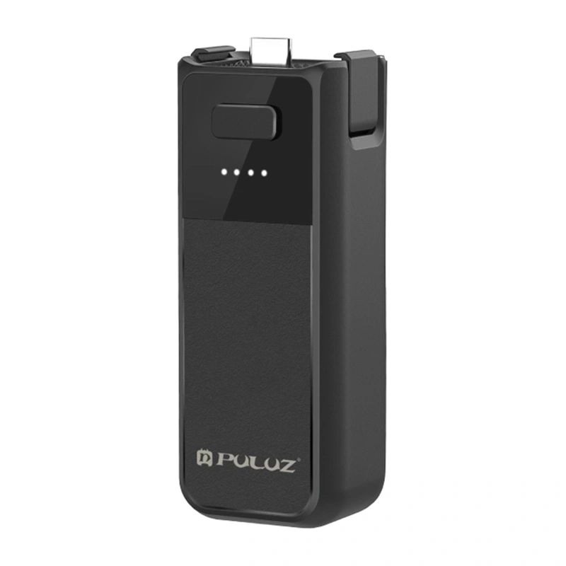 PULUZ 2800 mAh akkumulátoros markolat DJI Osmo Pocket 4 / 3-hoz, fekete-0