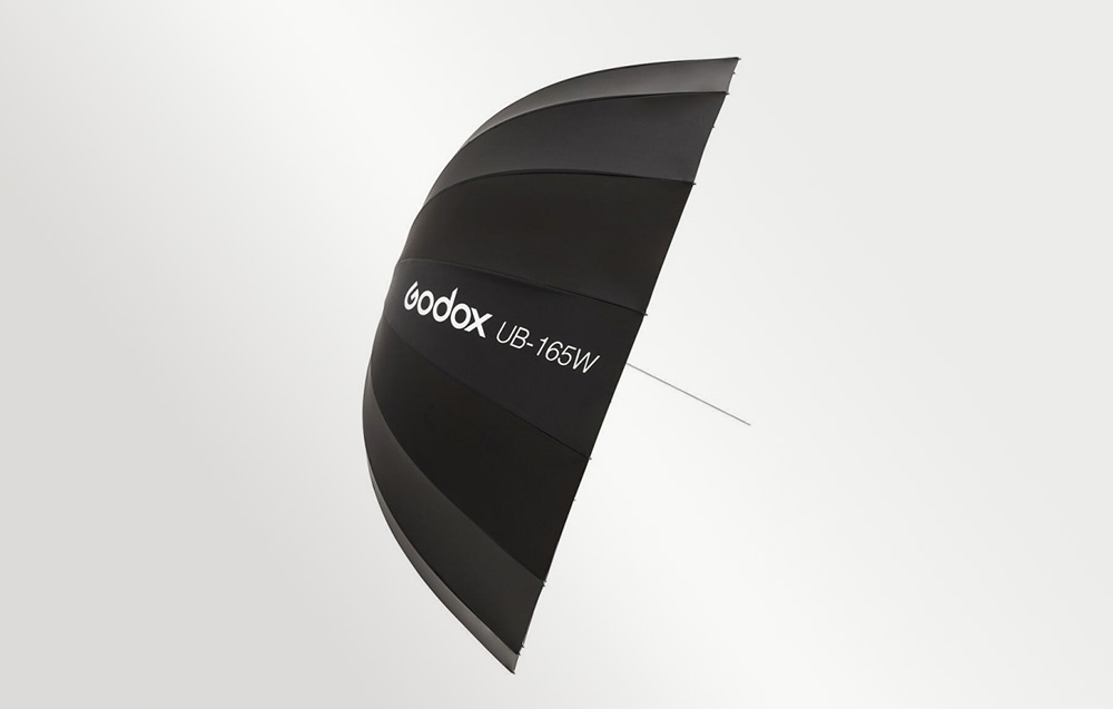 Godox UB-165W fehér parabolikus fényvisszaverő esernyő-4
