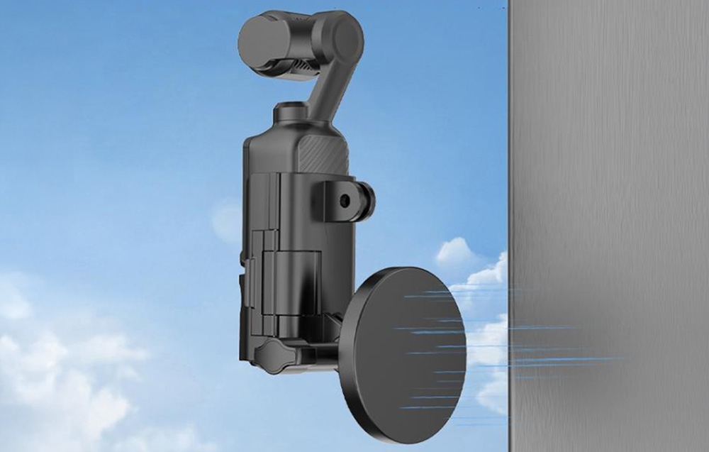Puluz PU724B mágneses rögzítőkeret DJI Osmo Pocket 3 kamerához, fekete-2