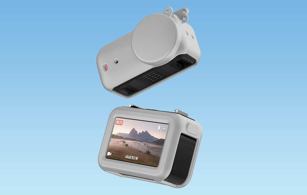 Puluz PU1060H szilikon védőtok készlet DJI Osmo Nano készülékhez, szürke-4