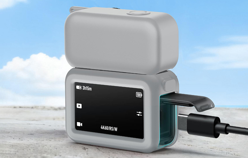 Puluz PU1060H szilikon védőtok készlet DJI Osmo Nano készülékhez, szürke-3