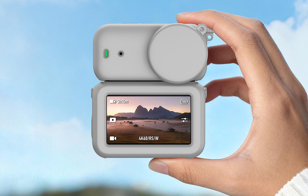 Puluz PU1060H szilikon védőtok készlet DJI Osmo Nano készülékhez, szürke-5