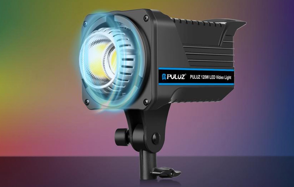 Puluz 120 W-os LED stúdiólámpa állítható színhőmérséklettel és távirányítóval, EU csatlakozóval-3