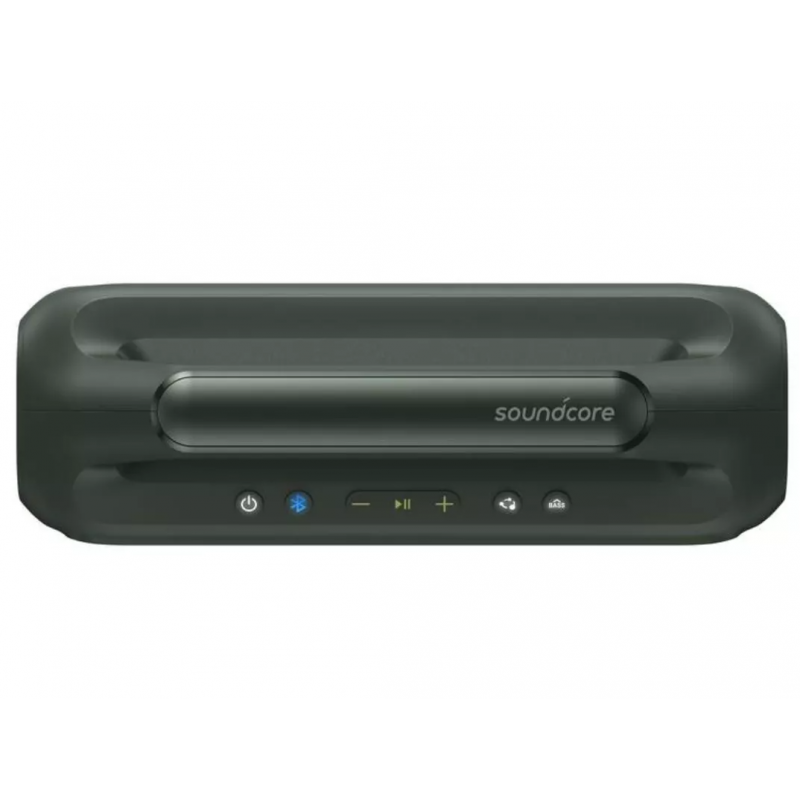 Anker SoundCore Boom 2 új verzió vezeték nélküli hangszóró, 80 W, valódi vezeték nélküli sztereó, színváltós fény, vízálló, zöld A3138062-4