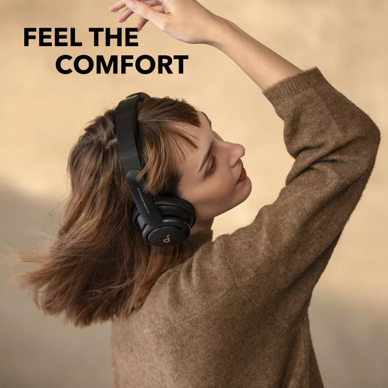 Anker SoundCore Q30 Bluetooth zajszűrős fejhallgató, fekete-7