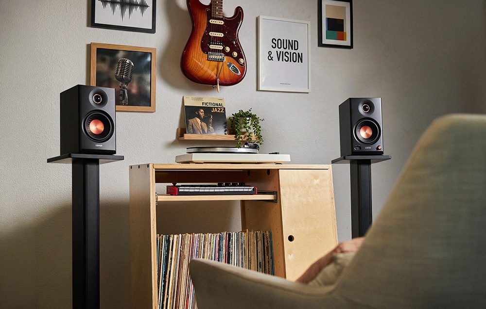 EDIFIER MR 4.5 aktív stúdiómonitor hangszórópár fekete-4