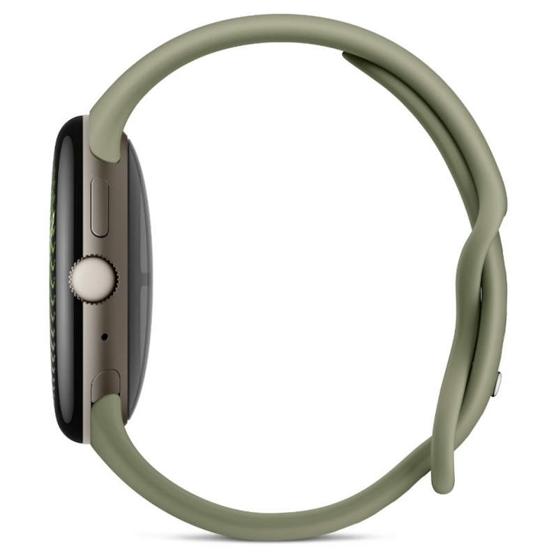 Google Pixel Watch 5 45 mm okosóra, szatén pirit olíva – GA10896-DE-2