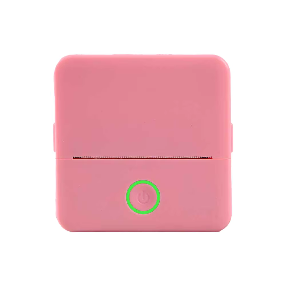 Mini hőnyomtató bluetooth DT1-0 / X6 mini RÓZSASZÍN, e-nyugta kompatibilis (iOS/Android)-0