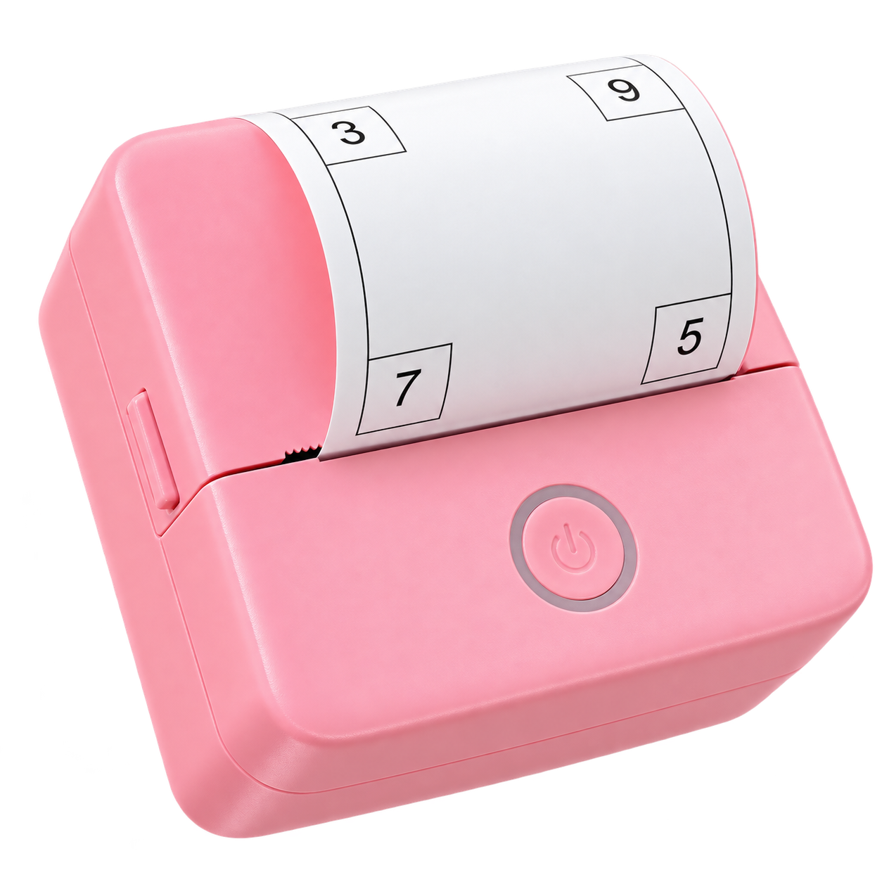 Mini hőnyomtató bluetooth DT1-0 / X6 mini RÓZSASZÍN, e-nyugta kompatibilis (iOS/Android)-1