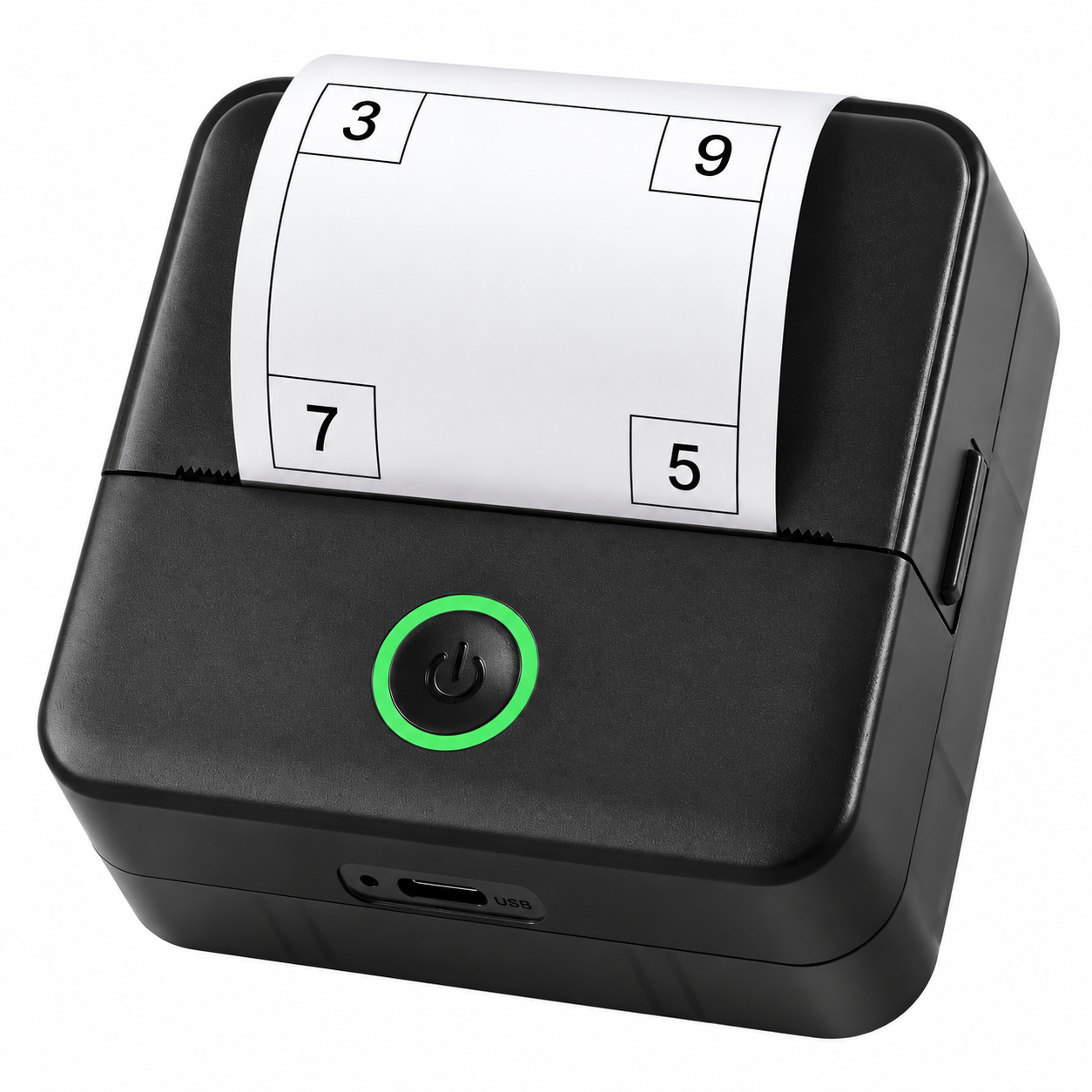 Mini hőnyomtató bluetooth DT1-0 / X6 mini FEKETE, e-nyugta kompatibilis (iOS/Android)-0