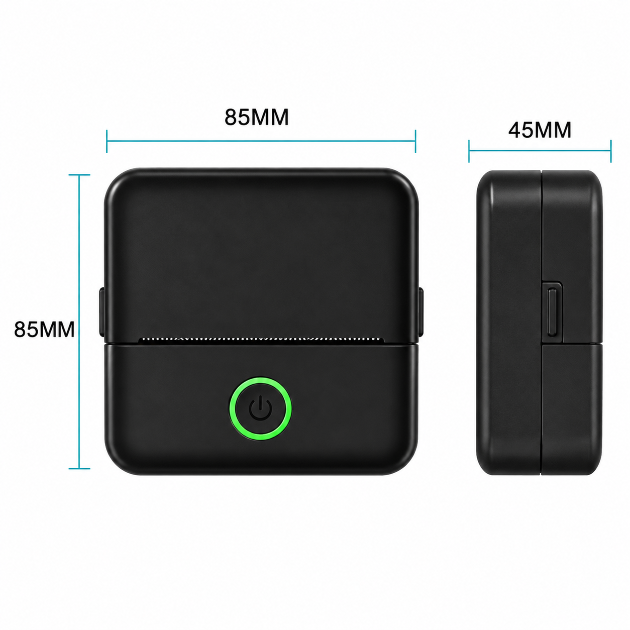 Mini hőnyomtató bluetooth DT1-0 / X6 mini FEKETE, e-nyugta kompatibilis (iOS/Android)-5