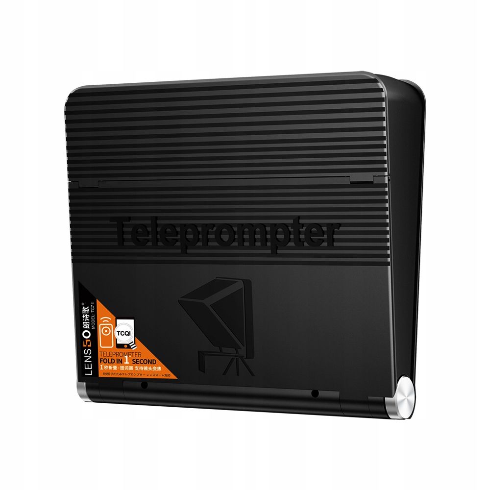 LensGo TC7 II Ultimate Kit 2 az 1-ben összehajtható teleprompter fényképezőgéphez és okostelefonhoz, Bluetooth távirányítóval-5