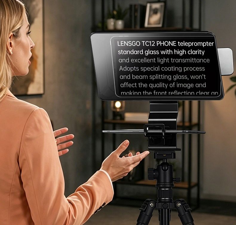 LensGo TC12P teleprompter telefonokhoz és táblagépekhez 12,9