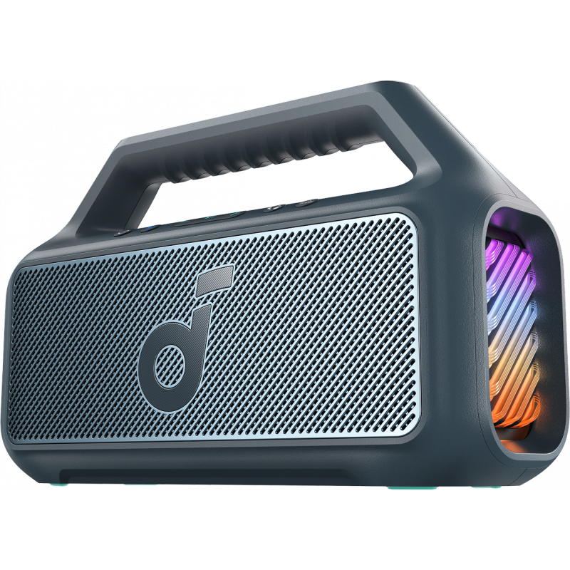 Anker SoundCore Boom 2 New Version kék Bluetooth-hangszóró, 80 W, TWS, RGB (A3138032)-0