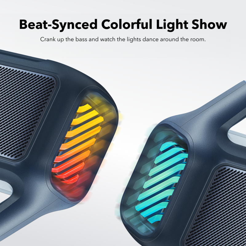 Anker SoundCore Boom 2 New Version kék Bluetooth-hangszóró, 80 W, TWS, RGB (A3138032)-1