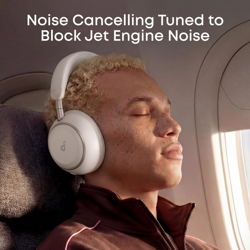 Anker SoundCore Space 2 vezeték nélküli, zajszűrős fejhallgató, fehér (D1402G21)-1