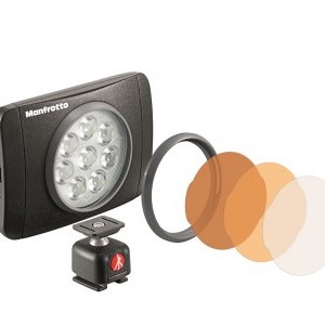 Manfrotto Lumimuse 8 led lámpa + kiegészítők fekete színben (MLUMIEMU-BK)-1