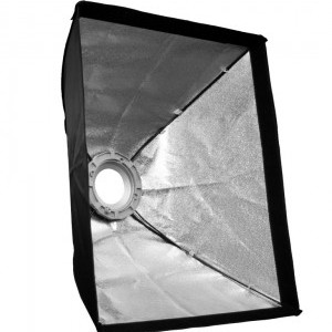 Bowens softbox 60x60cm méhsejtráccsal alumínium gyűrűs adapterrel-1