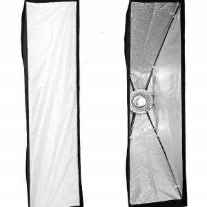 Bowens softbox 30x120cm alumínium gyűrű adapterrel-1