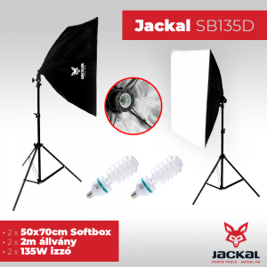 Jackal SB135D softbox szett