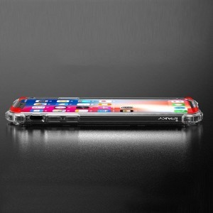 IPAKY Crystal PC tok TPU kerettel iPhone X átlátszó