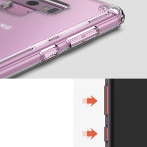 Ringke Fusion PC tok TPU kerettel Samsung Note 9 N960 szürke áttetsző kivitelben