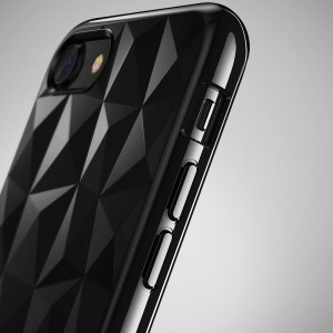 Ringke Air ultra vékony tok iPhone 7/8 3D flitteres prizma mintázattal szürke színben