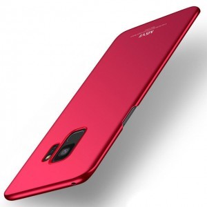 MSVII Simple ultra vékony PC tok Samsung S9 G960 piros színben