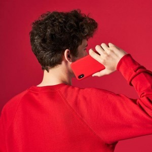 iPhone XS MAX PURO ICON limitált kiadású tok piros színben