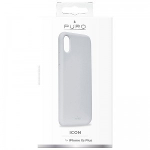 PURO ICON limitált kiadású iPhone XS MAX tok világoskék színben