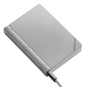 Remax Jumbook powerbank 10000 mAh 1 USB 2.4A aljzattal ezüst színben