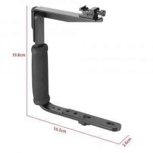 U alakú markolat, rig 1/4-es és vakupapucs adapterrel-4