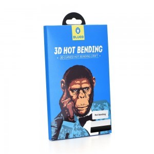 iPhone XS MAX Mr. Monkey 5D üvegfólia 9H fokozott védelemmel fekete kerettel