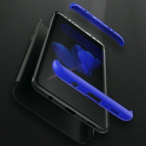 360 Több részes tok Samsung S9 G960 fekete/kék színben