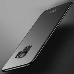 MSVII Simple ultra vékony PC tok Samsung Galaxy S9 G960 fekete színben