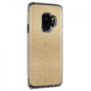 Spigen Vékony Glitteres tok Samsung S9 arany