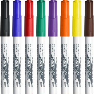 BIC Velleda 1741 marker fehértáblához, 1,4 mm, 8 szín/csomag-1