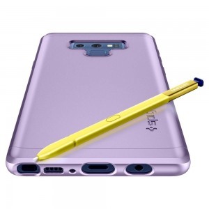 Spigen Thin Fit 360 fokos védelmet biztosító tok Samsung Note 9 lila színben