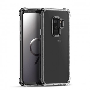 IPAKY Crystal PC tok TPU kerettel Samsung S9 Plus áttetsző