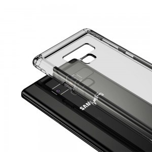 Baseus Airbag áttetsző TPU tok Samsung Note 9 fekete színnel