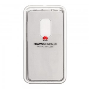 Huawei Mate 20 flexibilis TPU tok áttetsző (gyári)